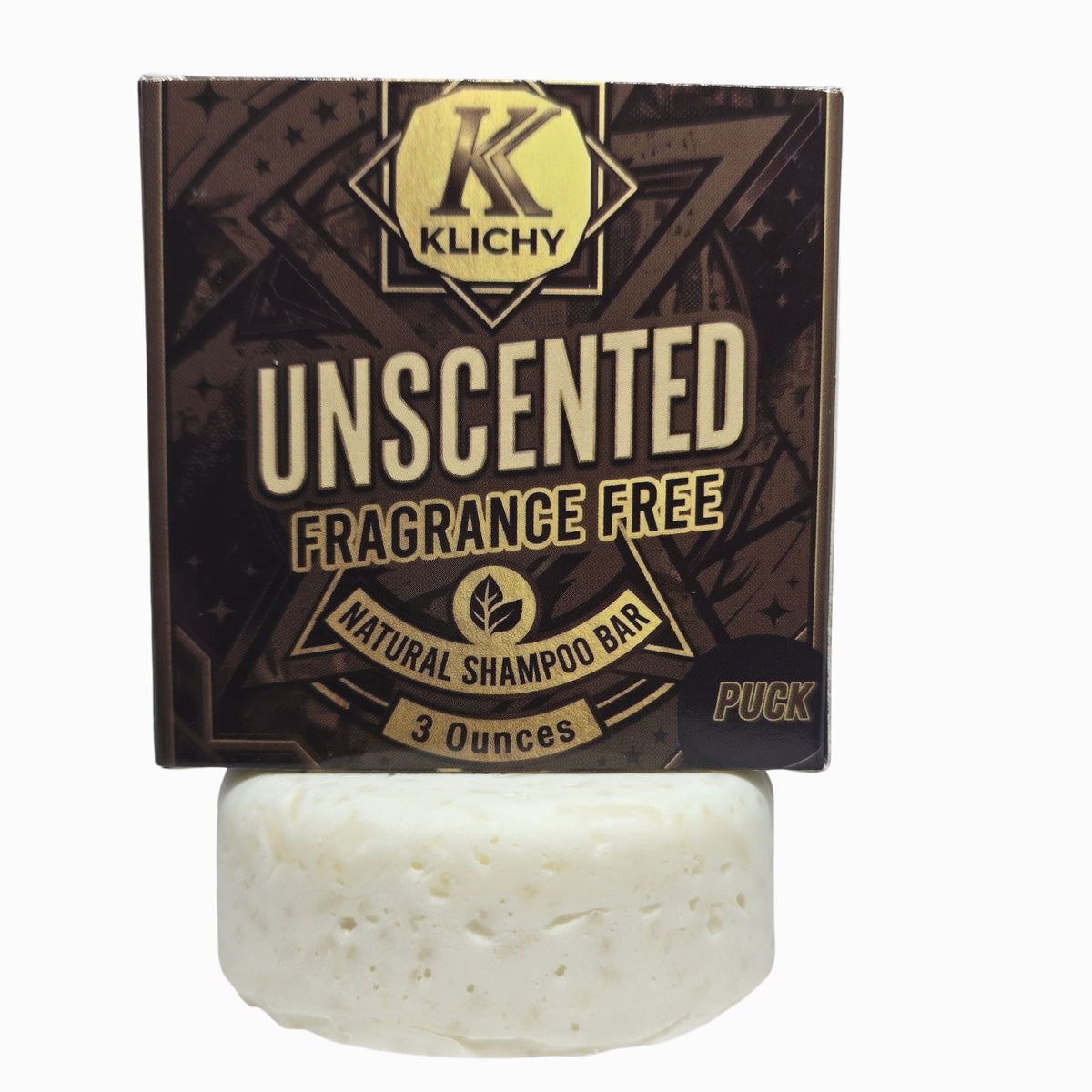 Klichy Fragrance-Free Natural Shampoo Bar stacked bars alternate angle, unscented sulfate-free shampoo