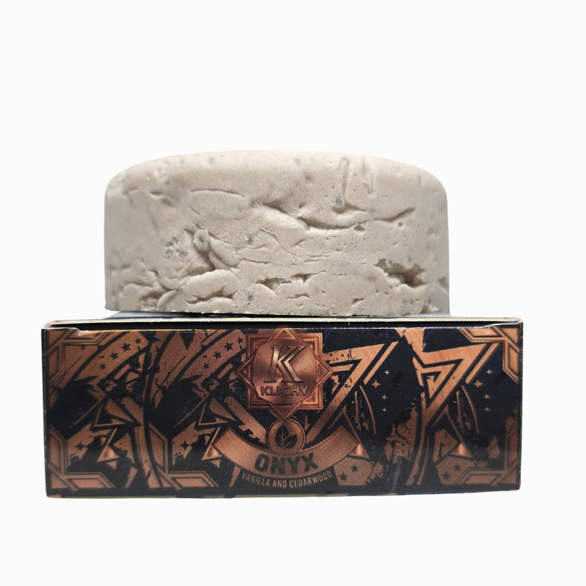 Klichy Onyx Natural Shampoo Bar | Vanilla & Cedarwood